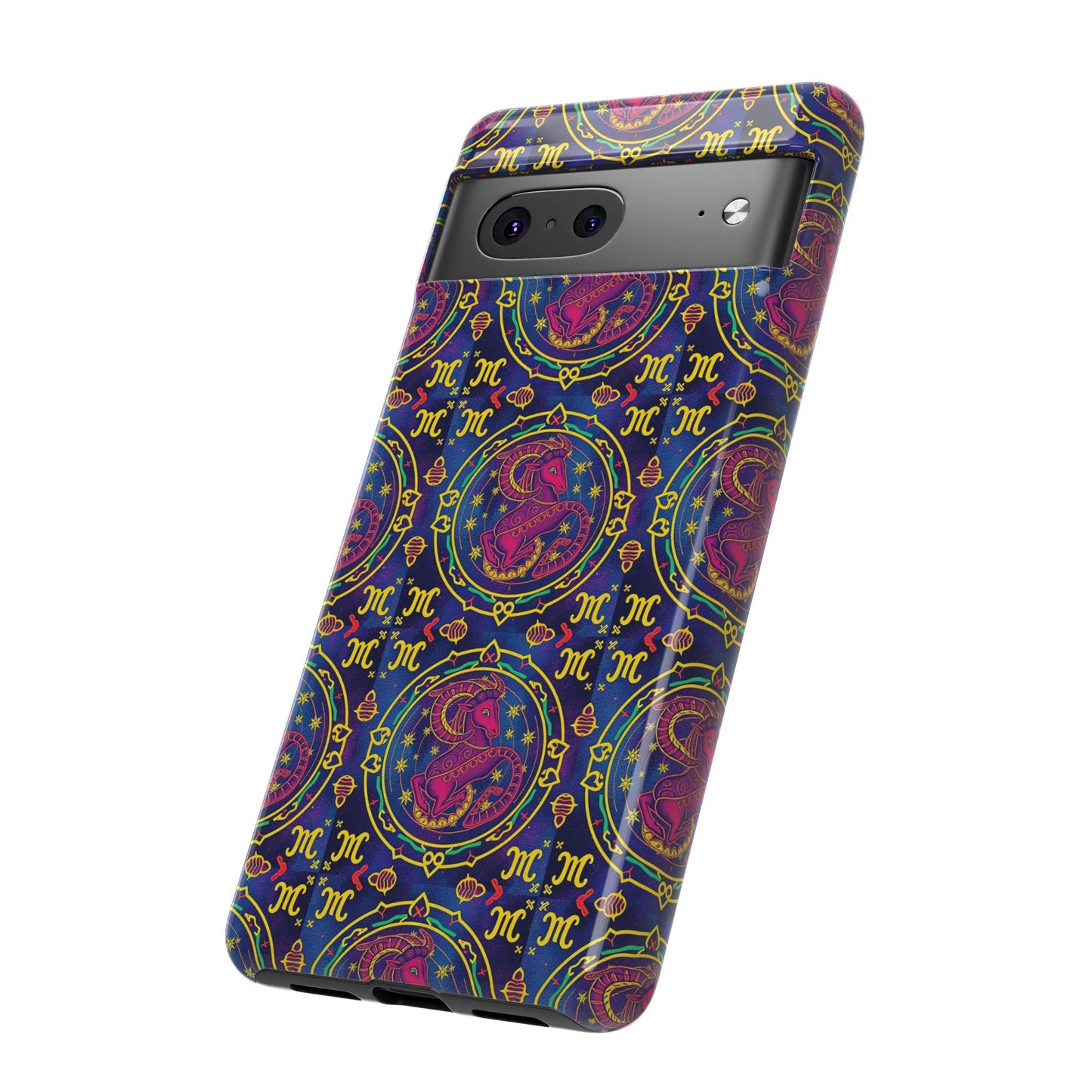 Tough Cases, Capricorn, Zodiac, Metal Pattern