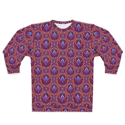 Unisex Sweatshirt (AOP), Scorpio, Zodiac v3, Jewel Pattern