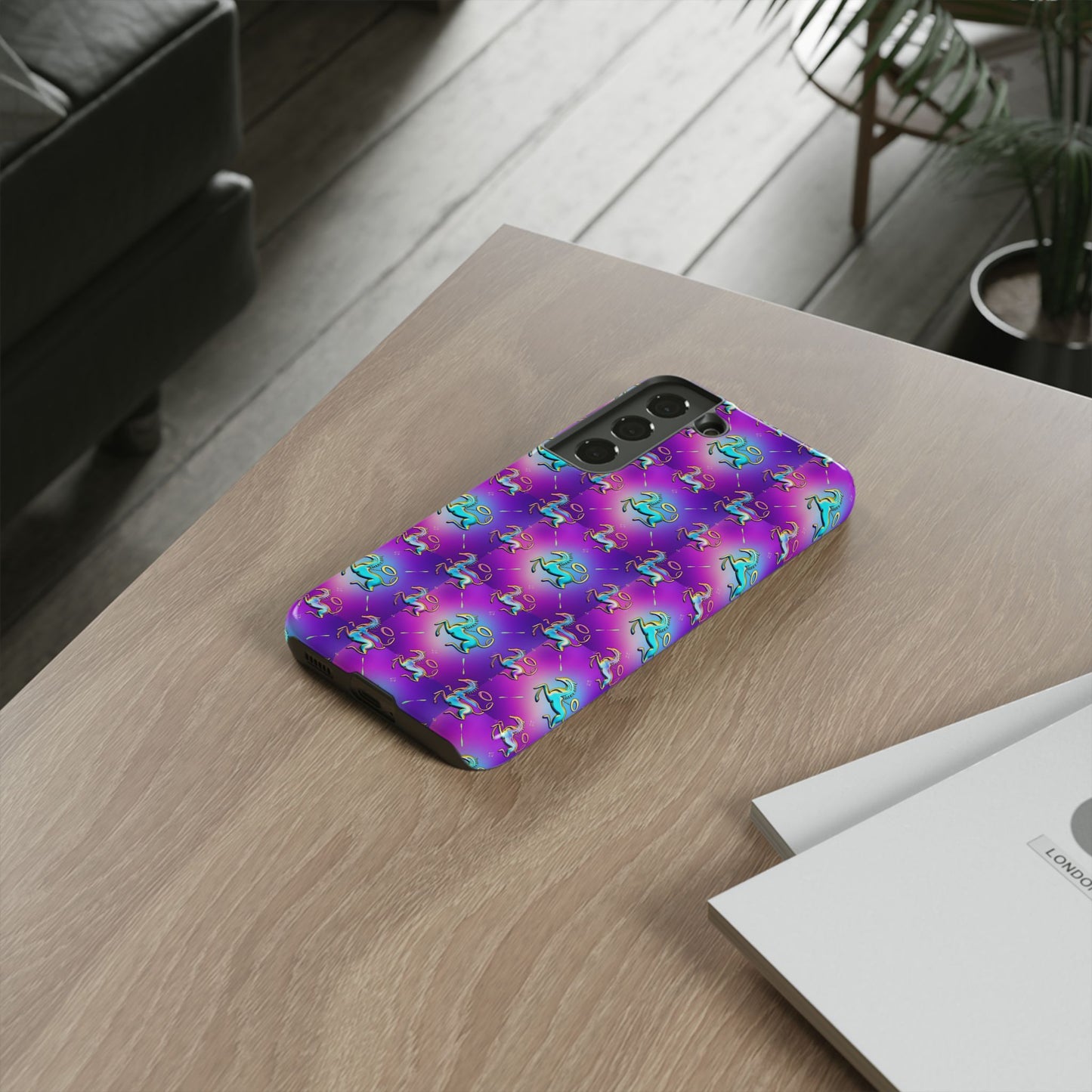 Tough Cases, Aquarius, Zodiac, Metal Pattern