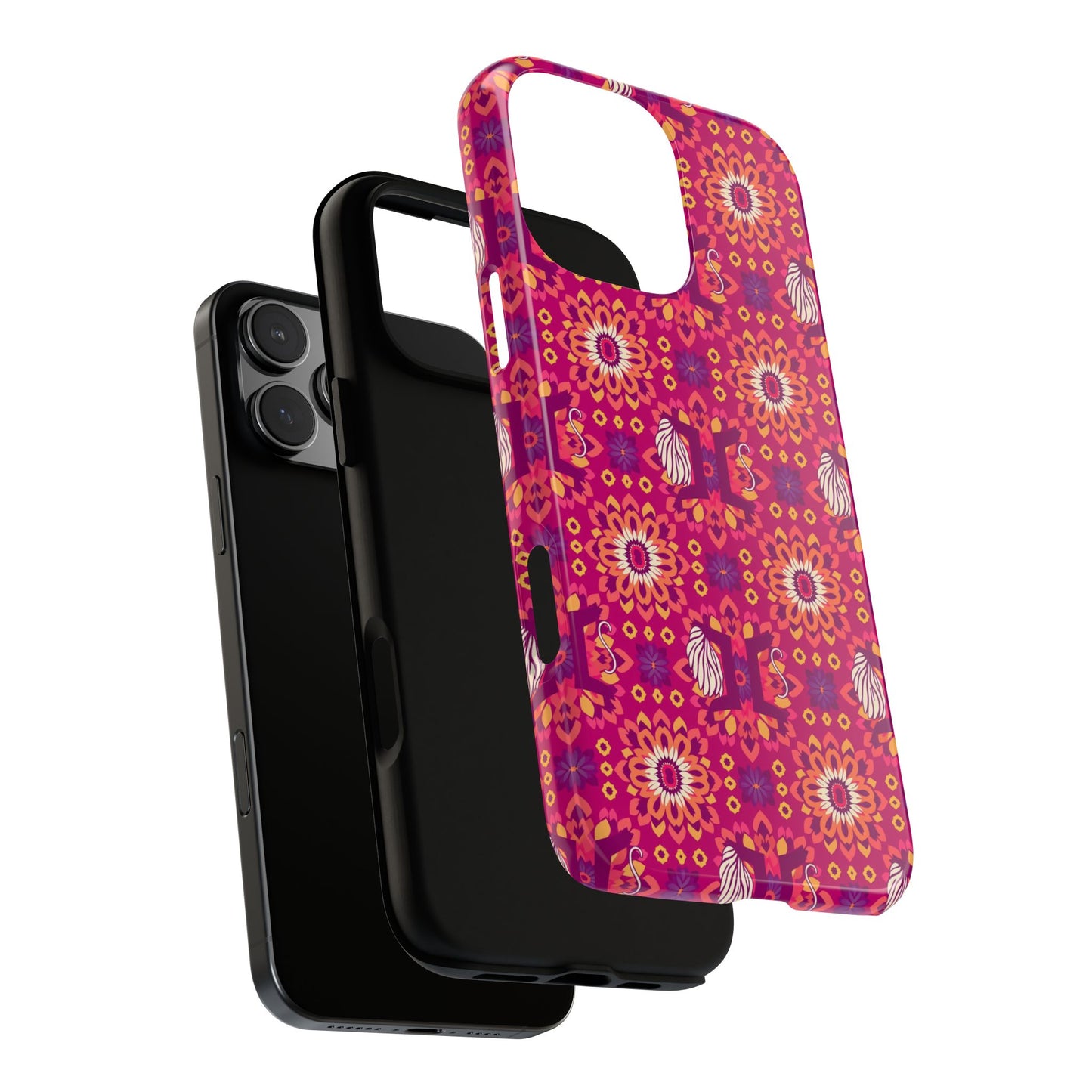 Tough Cases, Gemini, Zodiac v1, Flower Pattern