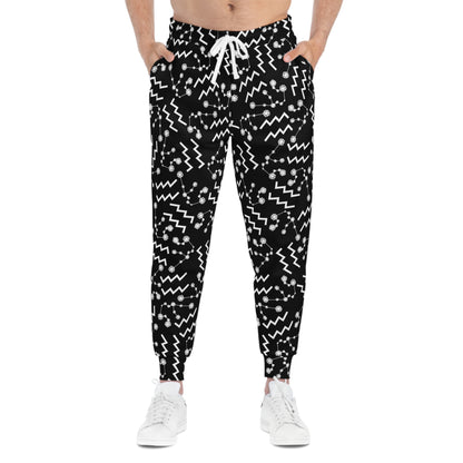 Athletic Joggers Aquarius Zodiac sign (AOP)