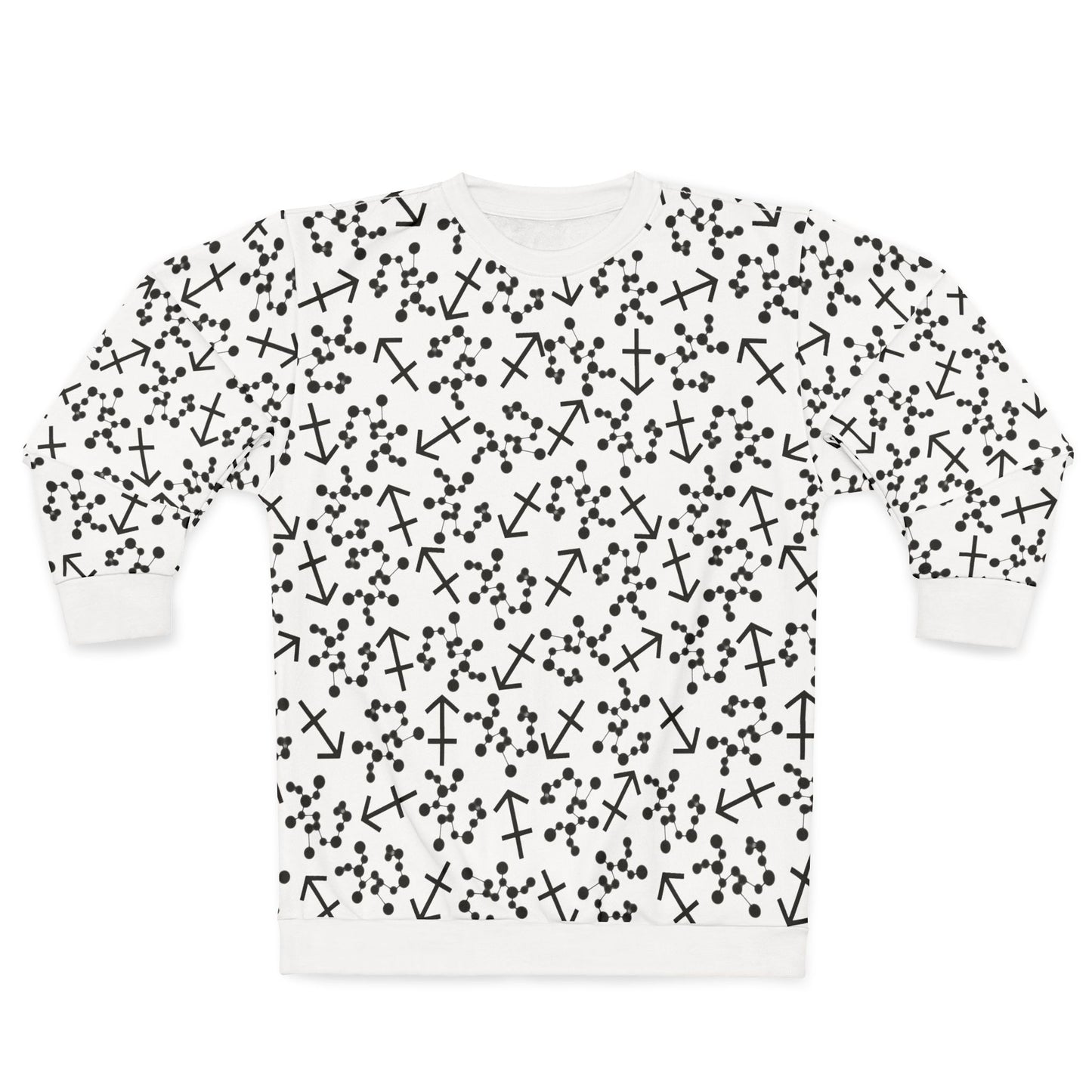 Zodiac AOP Unisex Sweatshirt Sagittarius Zodiac Sign