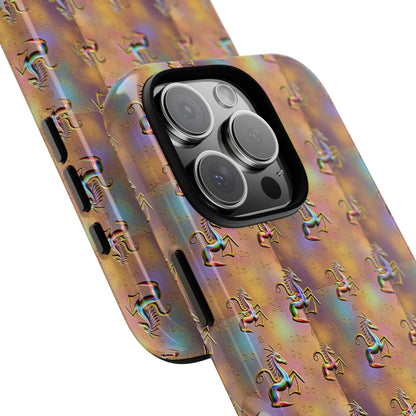 Tough Cases, Aquarius, Zodiac v1, Metal Pattern