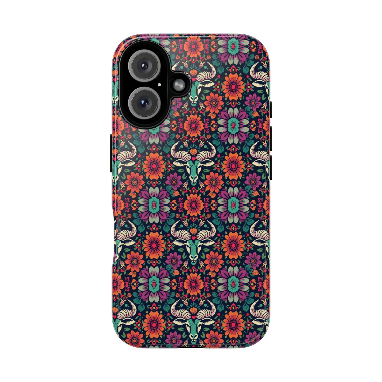 Tough Cases, Taurus, Zodiac v4, Flower Pattern