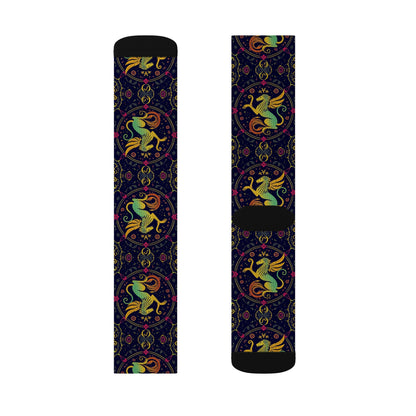 Sublimation Socks, Virgo, Zodiac v3, Pattern