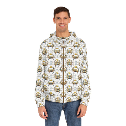 Full-Zip Hoodie (AOP), Cancer, Zodiac v1, Pattern