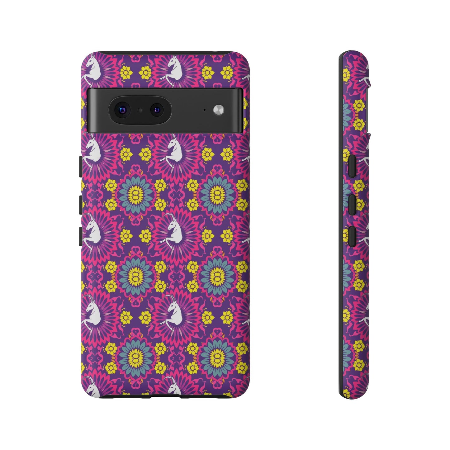 Tough Cases, Capricorn, Zodiac, Flower Pattern