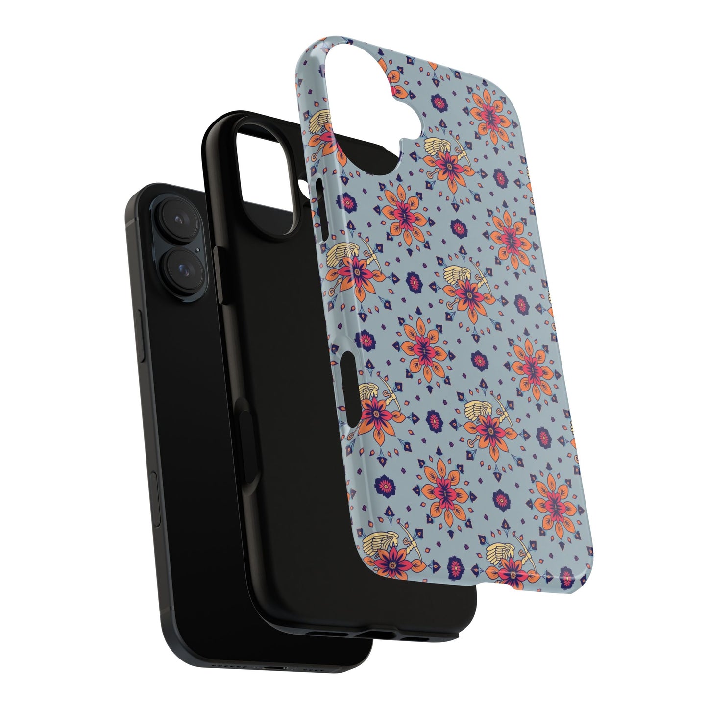 Tough Cases, Sagittarius, Zodiac v3, Flower Pattern