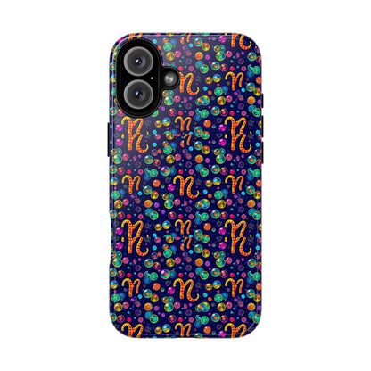 Tough Cases, Aquarius, Zodiac, Bubble Pattern