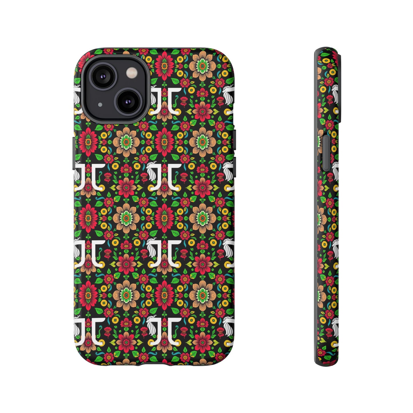 Tough Cases, Gemini, Zodiac v4, Flower Pattern