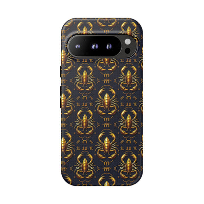Tough Cases, Scorpio, Zodiac, Metal Pattern