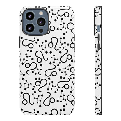 Tough Cases with the Leo Zodiac sign for iPhone, Samsung Galaxy, and Google Pixel devices