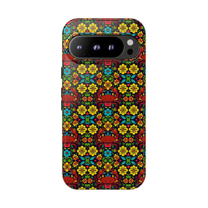 Tough Cases, Cancer, Zodiac v2, Flower Pattern
