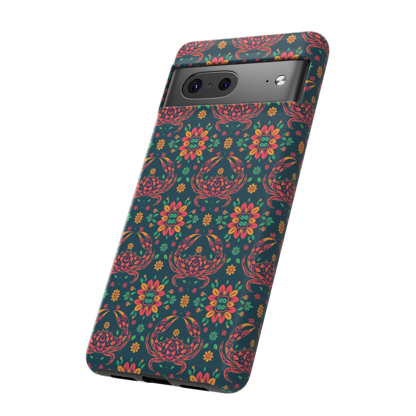 Tough Cases, Cancer, Zodiac v4, Flower Pattern