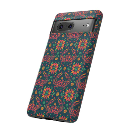 Tough Cases, Cancer, Zodiac v4, Flower Pattern