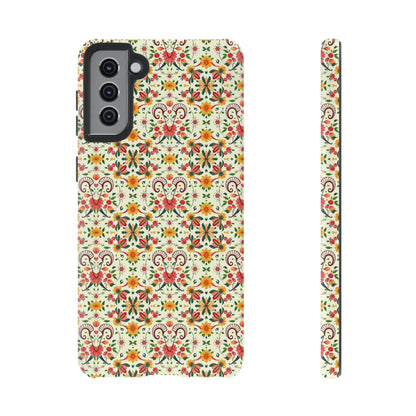 Tough Cases, Aries, Zodiac, Flower Pattern