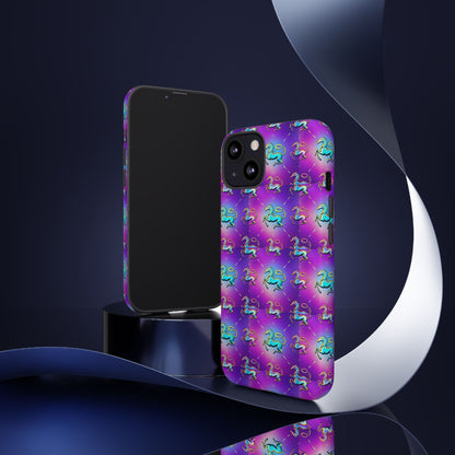 Tough Cases, Aquarius, Zodiac, Metal Pattern