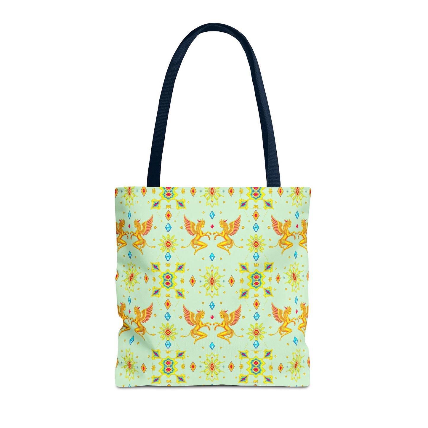 Tote Bag (AOP), Gemini, Zodiac v1, Jewel Pattern