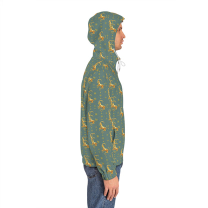 Full-Zip Hoodie (AOP), Capricorn, Zodiac v2, Pattern