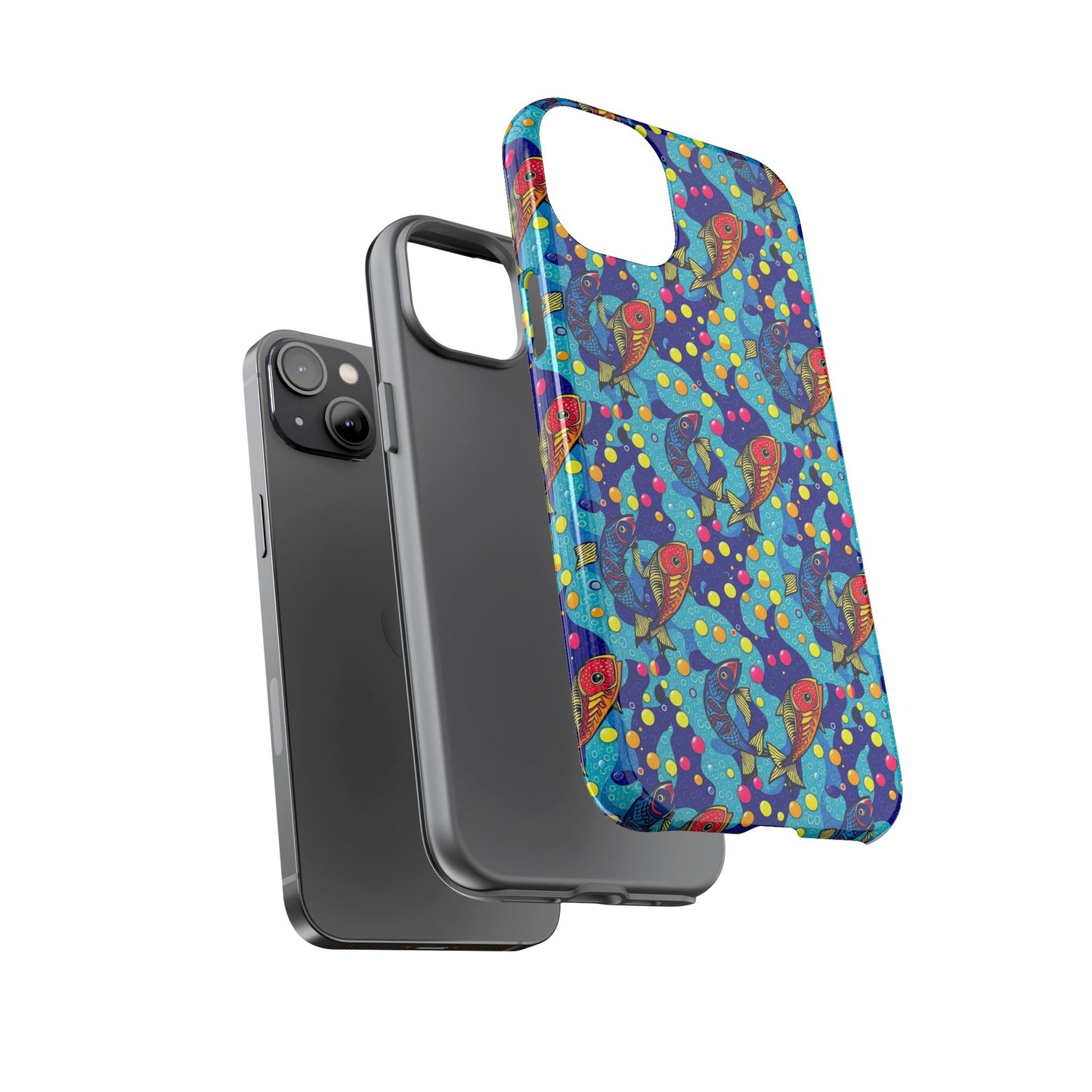 Tough Cases, Pisces, Zodiac v2, Bubble Pattern