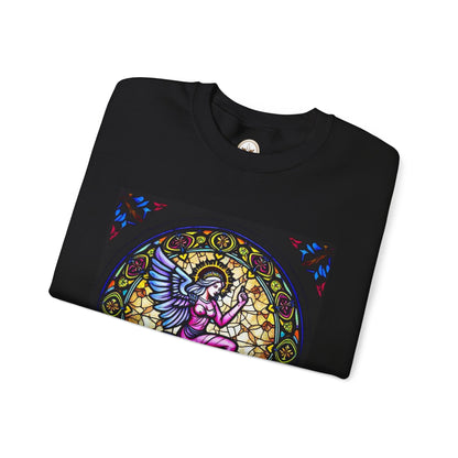 Unisex Heavy Blend™ Crewneck Sweatshirt, Glass 1, Virgo Zodiac Design