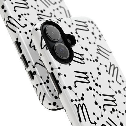 Tough Cases with the Scorpio Zodiac sign for iPhone, Samsung Galaxy, and Google Pixel devices