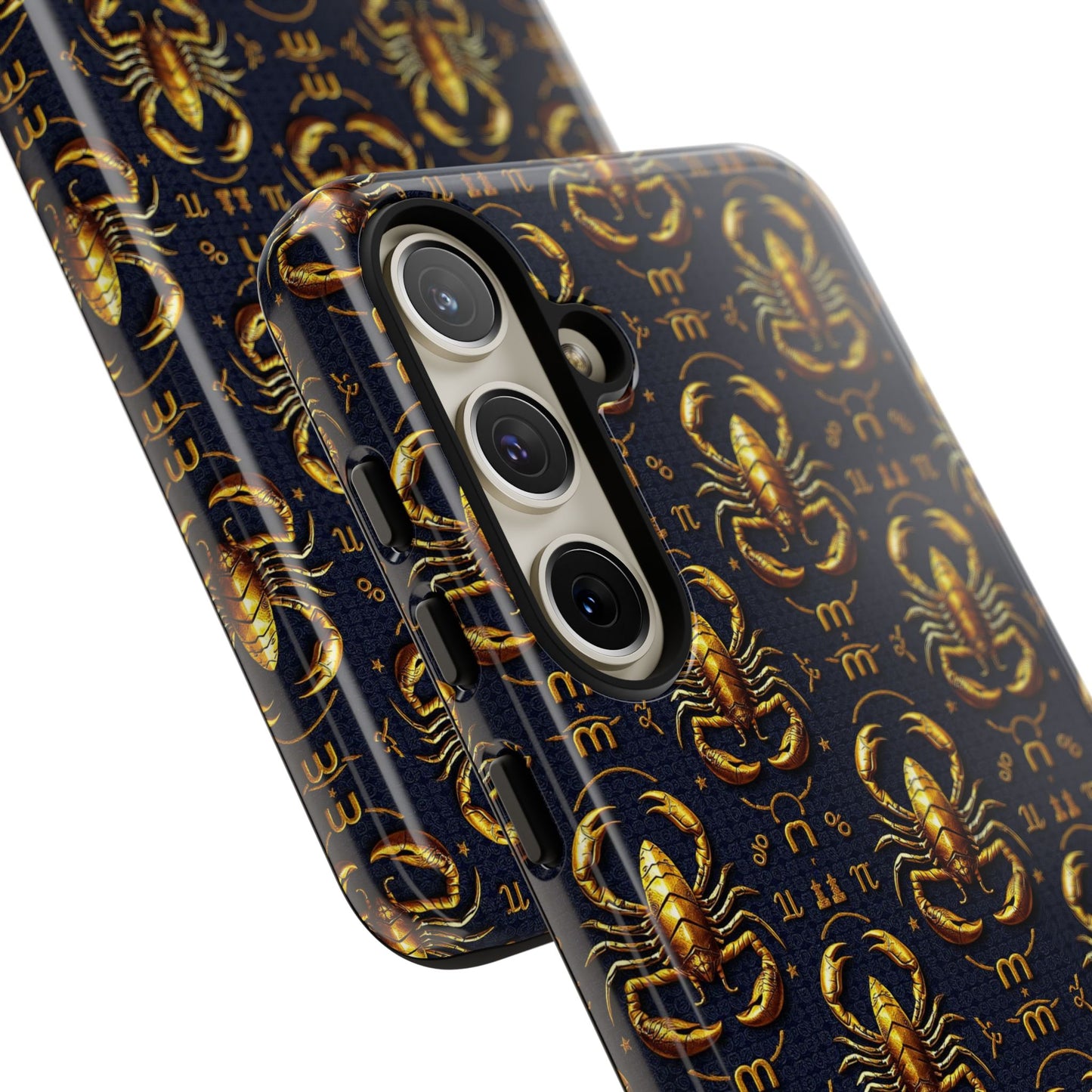 Tough Cases, Scorpio, Zodiac, Metal Pattern
