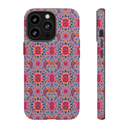 Tough Cases, Pisces, Zodiac v3, Flower Pattern