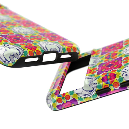Tough Cases, Pisces, Zodiac v2, Flower Pattern