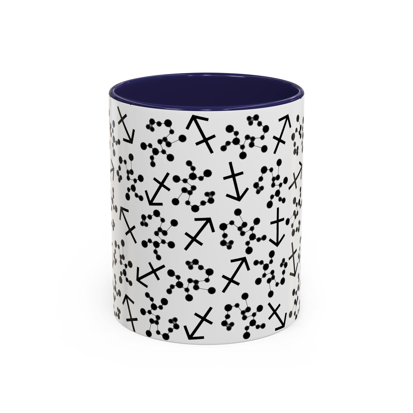 Accent Coffee Mug with the Sagittarius sign (11, 15oz)