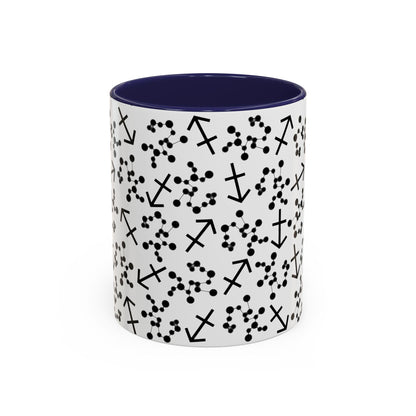 Accent Coffee Mug with the Sagittarius sign (11, 15oz)