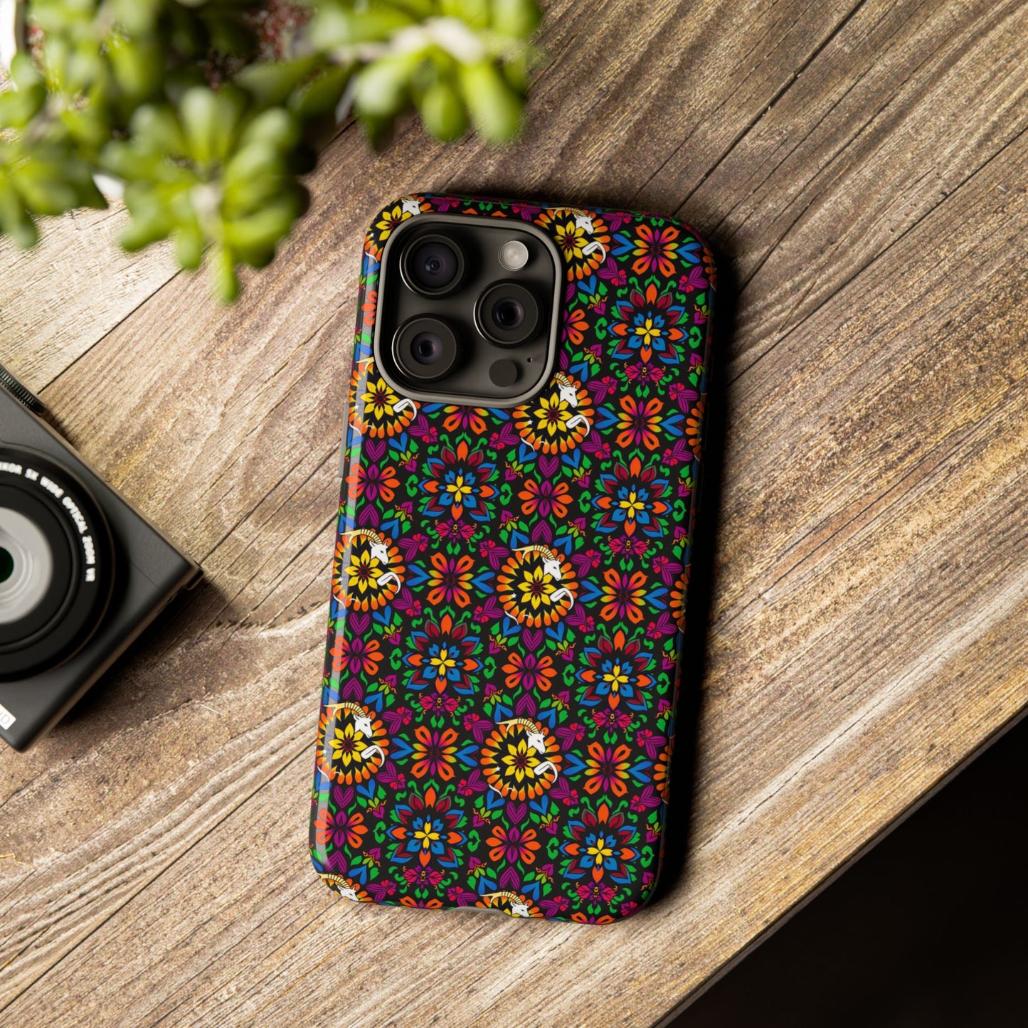 Tough Cases, Capricorn, Zodiac v2, Flower Pattern