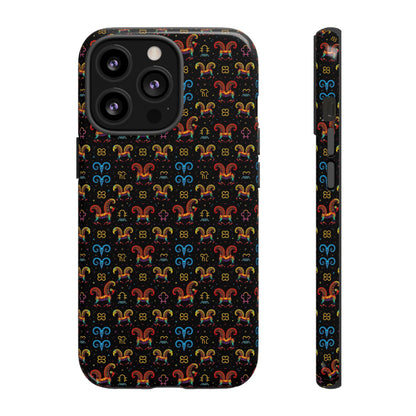Tough Cases, Aries, Zodiac v1, Metal Pattern