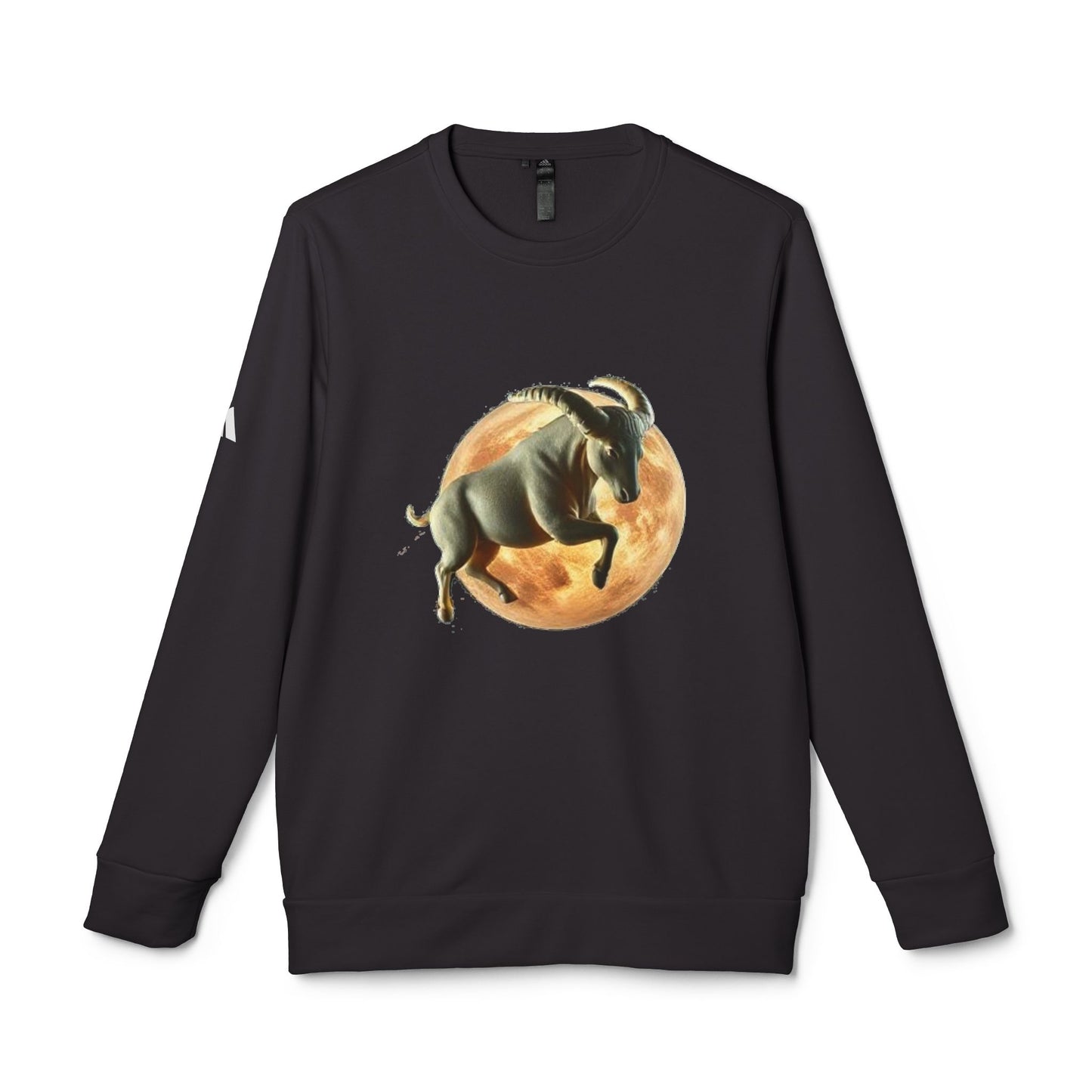 Adidas, Unisex Fleece Crewneck Sweatshirt, Taurus, Planet Animal, Zodiac