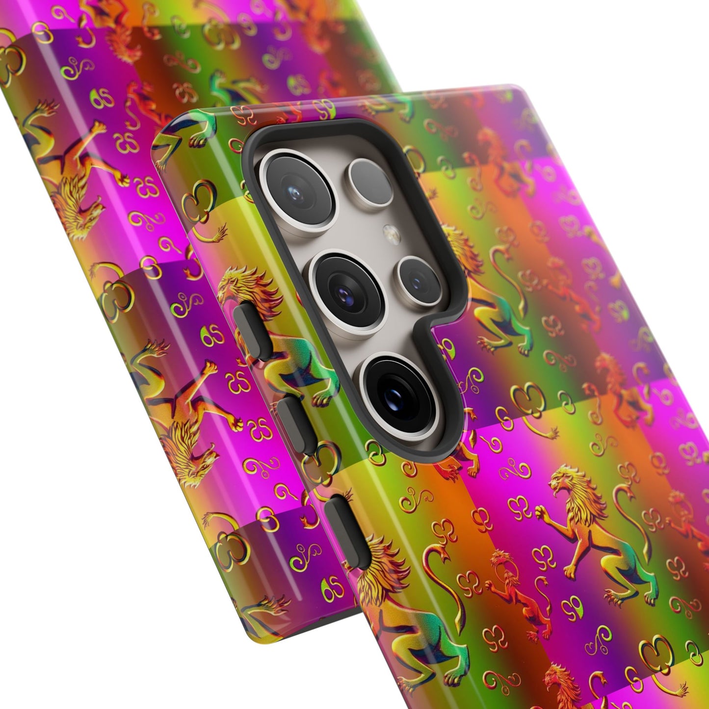 Tough Cases, Leo, Zodiac v1, Metal Pattern