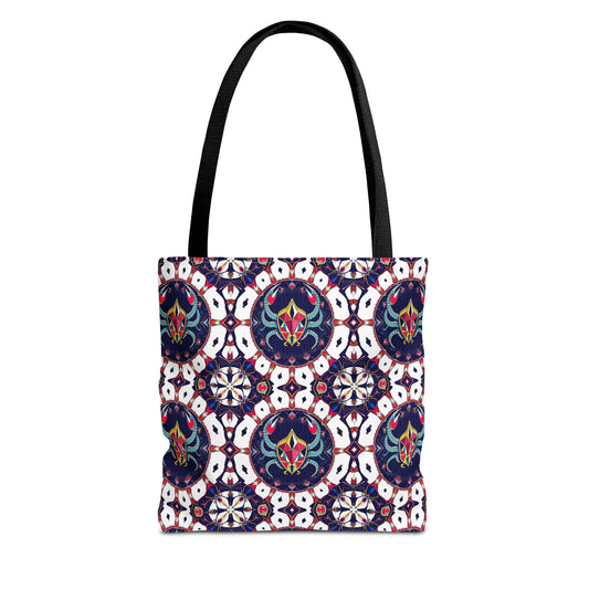 Tote Bag (AOP), Scorpio, Zodiac v1, Jewel Pattern
