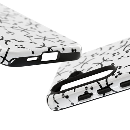 Tough Cases with the Pisces Zodiac sign for iPhone, Samsung Galaxy, and Google Pixel devices