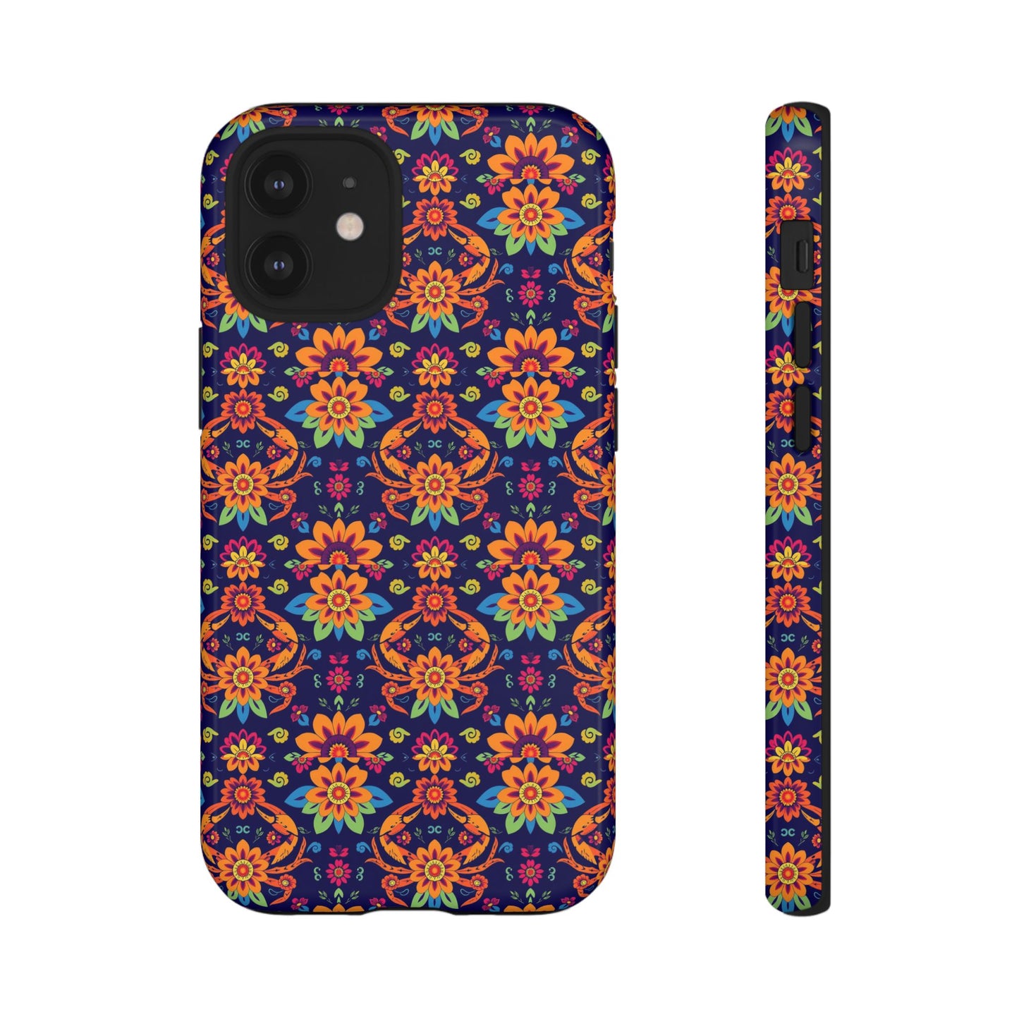 Tough Cases, Cancer, Zodiac, Flower Pattern