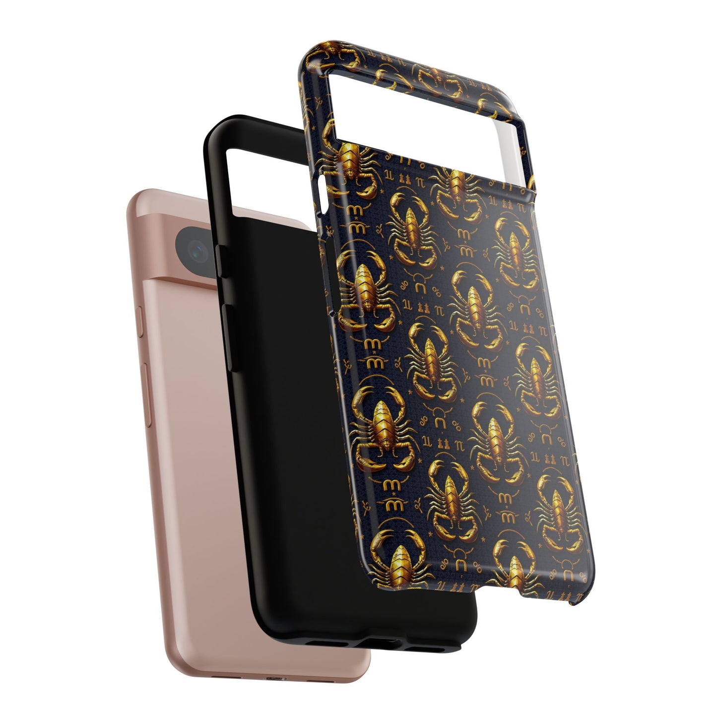 Tough Cases, Scorpio, Zodiac, Metal Pattern