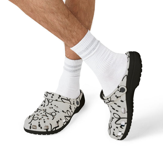 EVA Foam Rubber Shoes (AOP), Material 100% EVA, Capricorn Zodiac Design