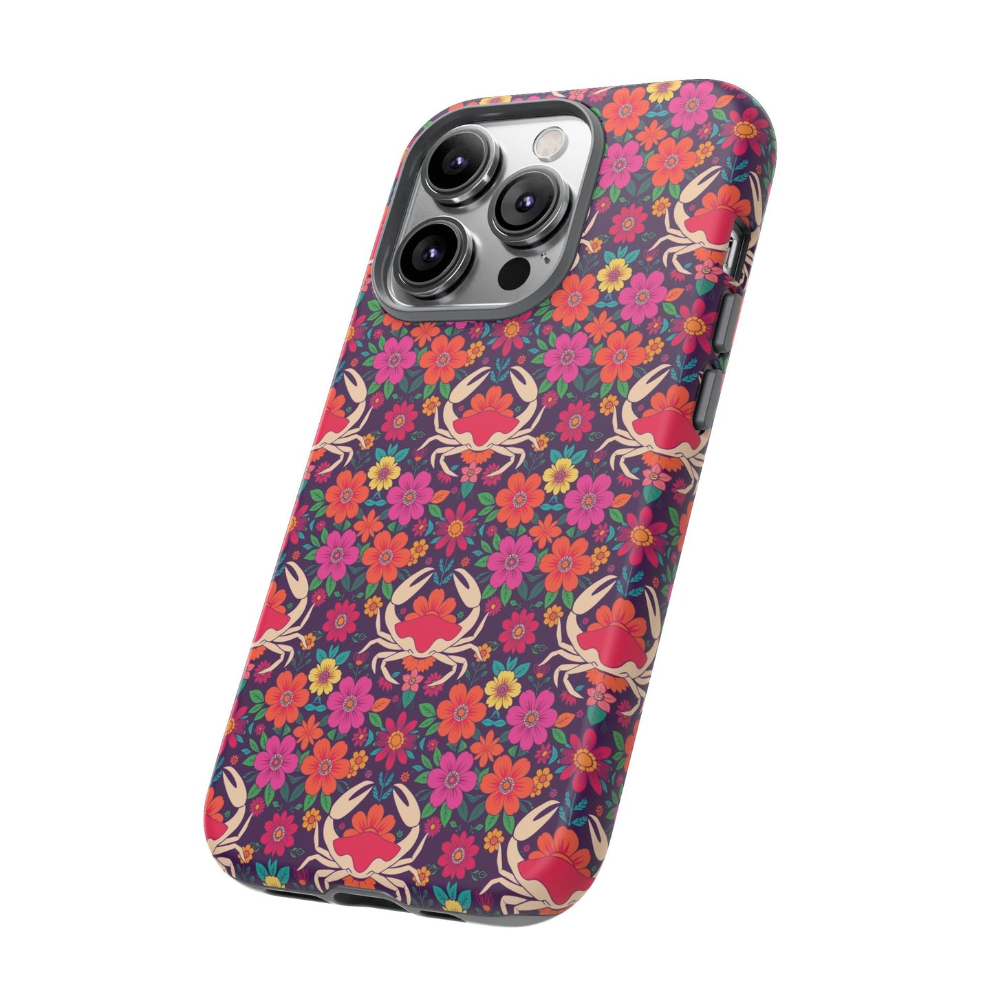 Tough Cases, Cancer, Zodiac v1, Flower Pattern