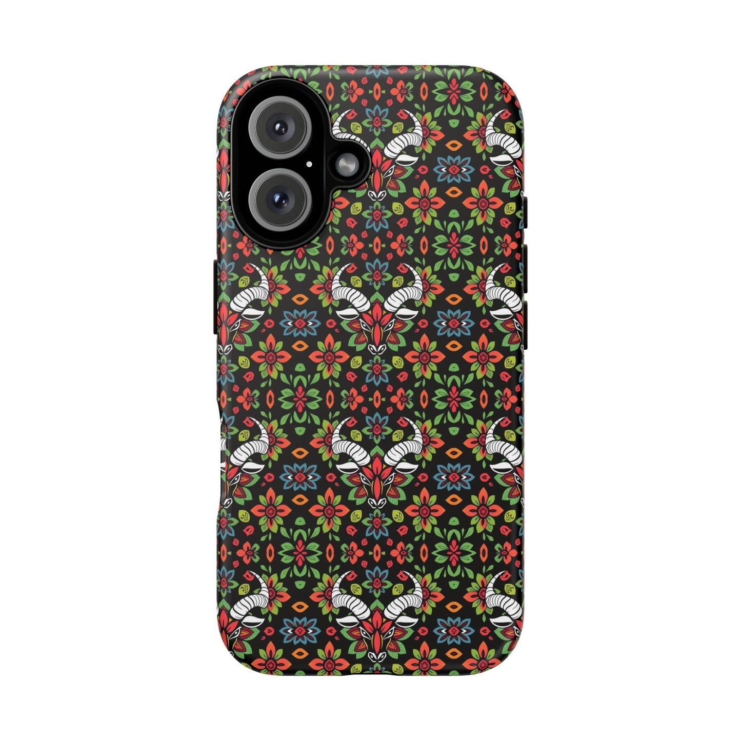 Tough Cases, Taurus, Zodiac v2, Flower Pattern
