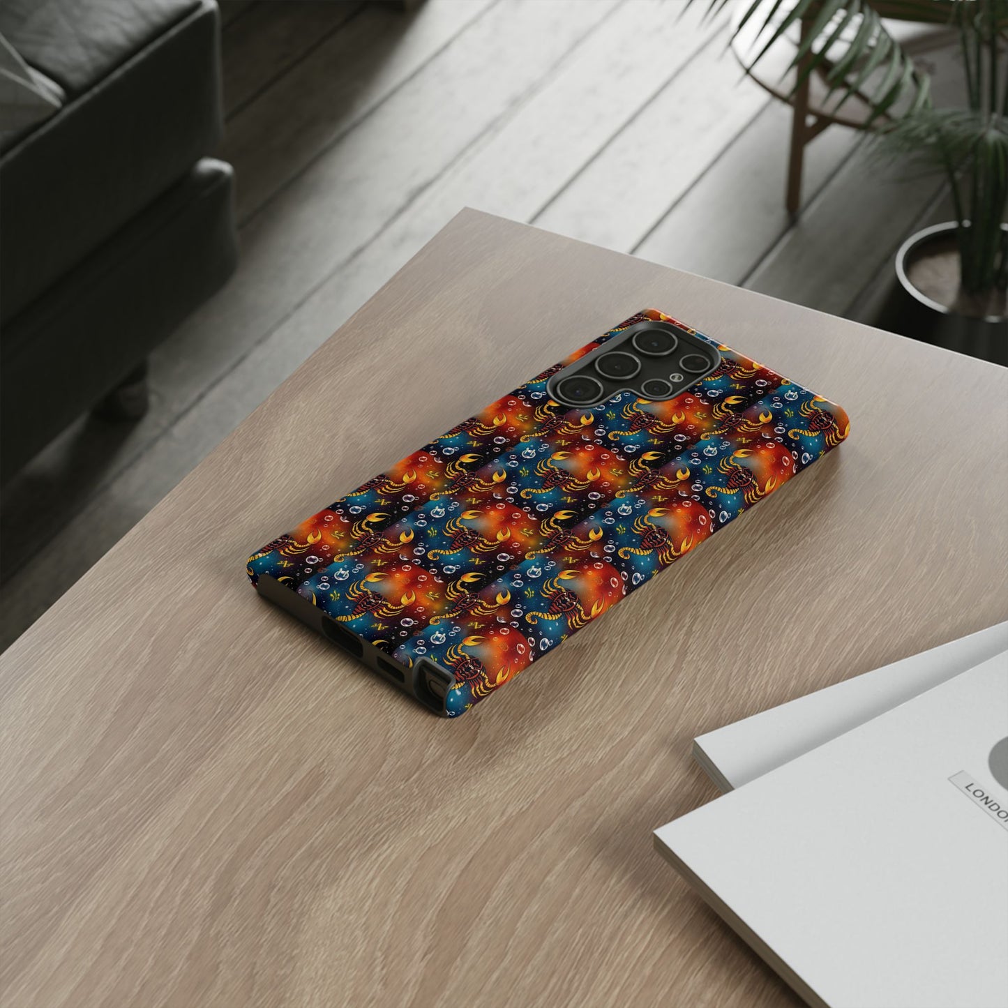 Tough Cases, Scorpio, Zodiac v2, Bubble Pattern