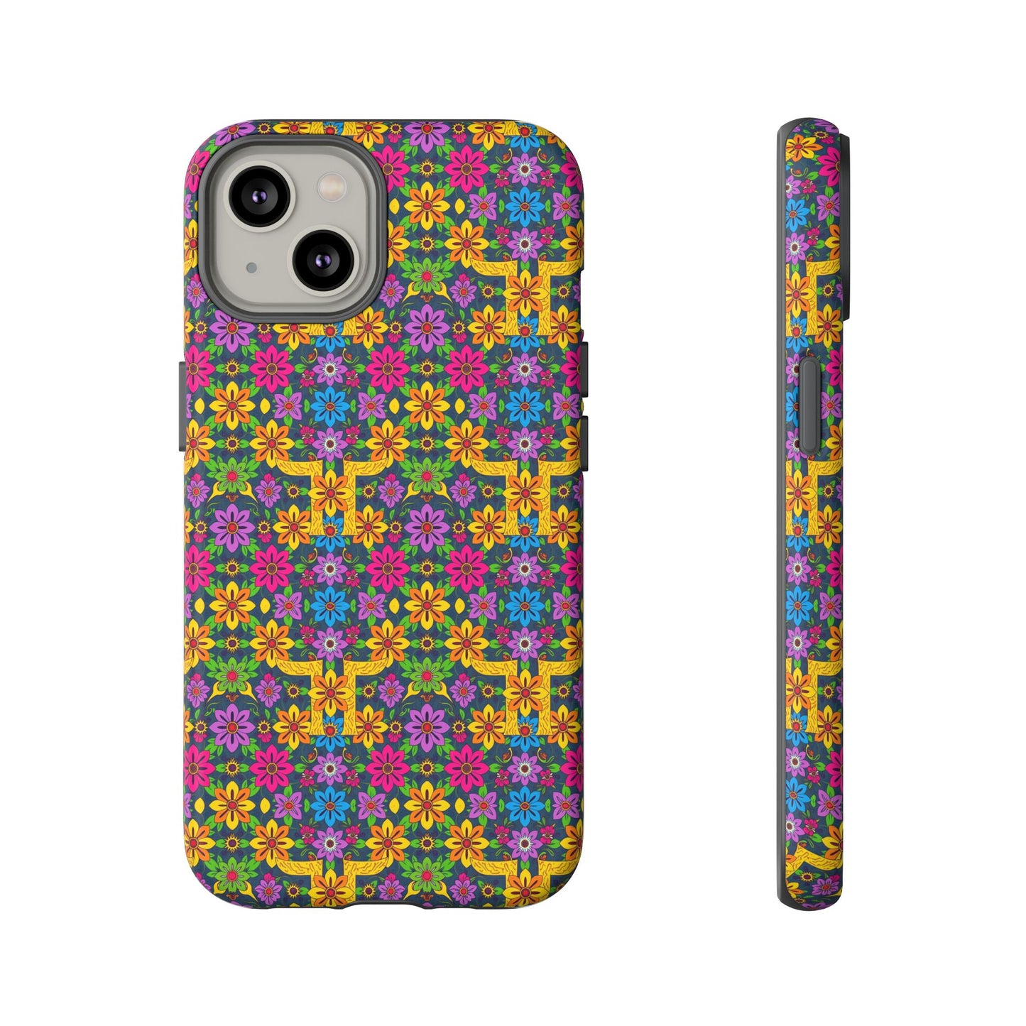 Tough Cases, Gemini, Zodiac v3, Flower Pattern