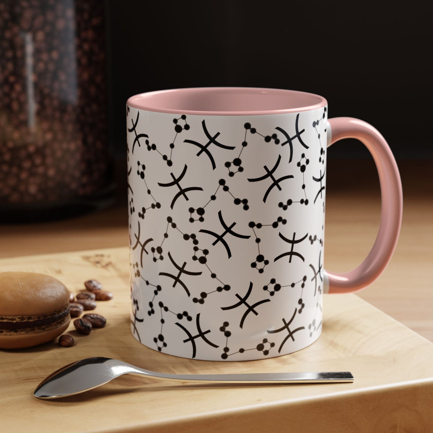 Accent Coffee Mug with the Pisces sign (11, 15oz)