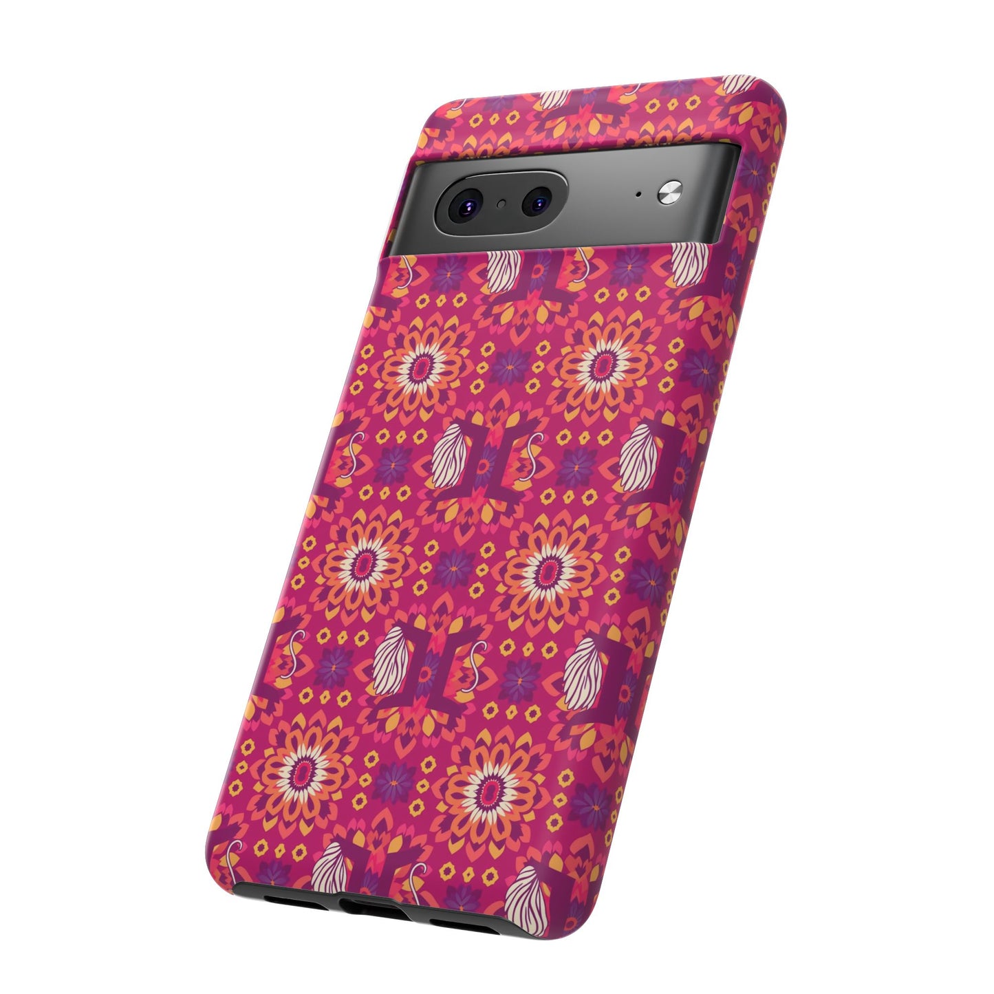 Tough Cases, Gemini, Zodiac v1, Flower Pattern