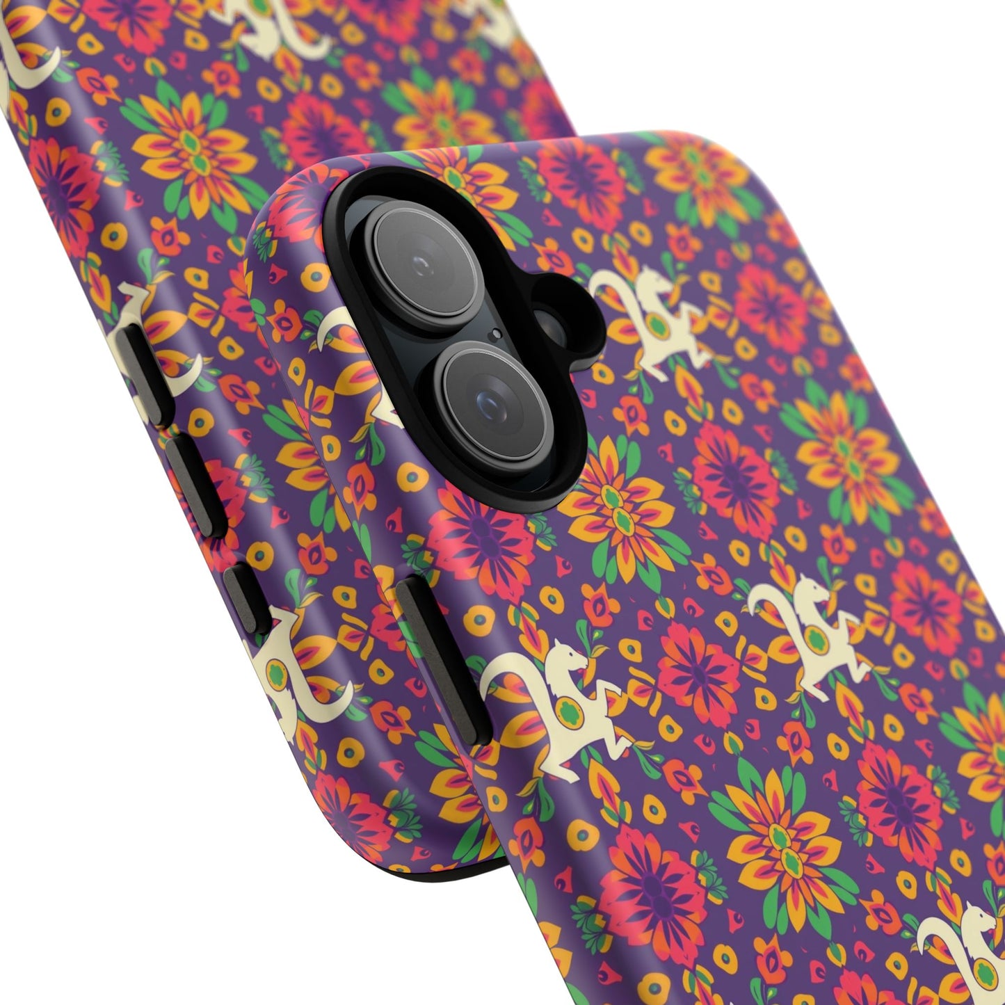 Tough Cases, Aquarius, Zodiac v1, Flower Pattern