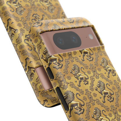 Tough Cases, Leo, Zodiac, Metal Pattern