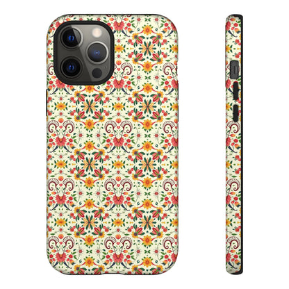 Tough Cases, Aries, Zodiac, Flower Pattern
