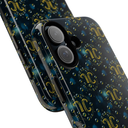Tough Cases, Aquarius, Zodiac v2, Bubble Pattern